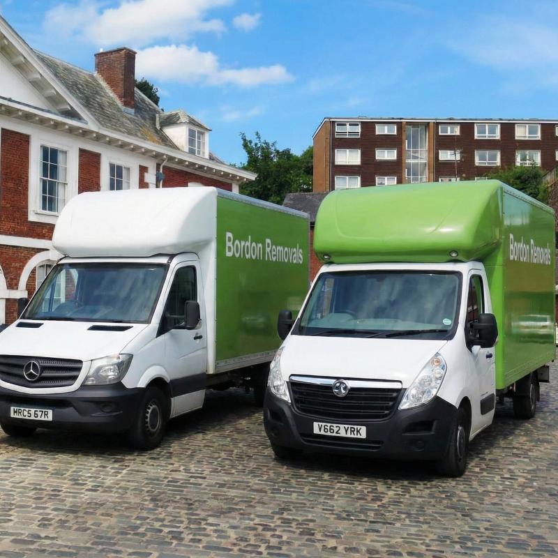 Contact Bordon Removals team and moving vans